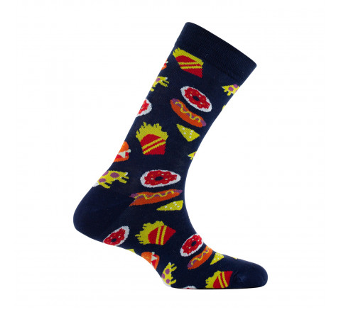 Mi-chaussettes mixtes Junk Food