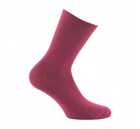 Mi-chaussettes unies en Viscose