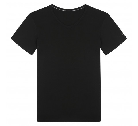 T-shirt col V en Viscose de Bambou MARINER