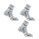 Lot de 3 paires de socquettes Double Thyo