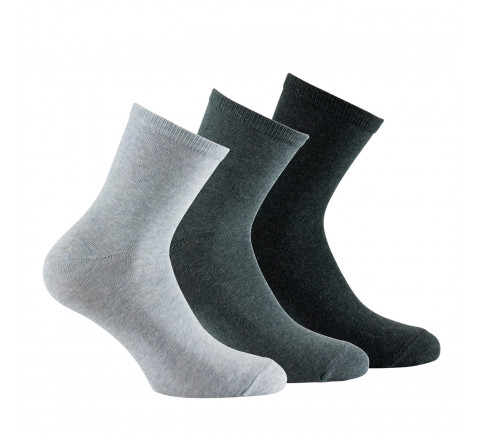 Lot de 3 paires de socquettes camaïeux