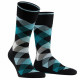 Chaussettes intarsia Newcastle en laine