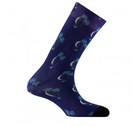 Mi-chaussettes imprimées Voiliers