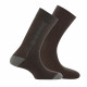 Lot de 2 paires de mi-chaussettes fantaisie et unie