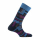 Mi-chaussettes jersey blocs de couleur