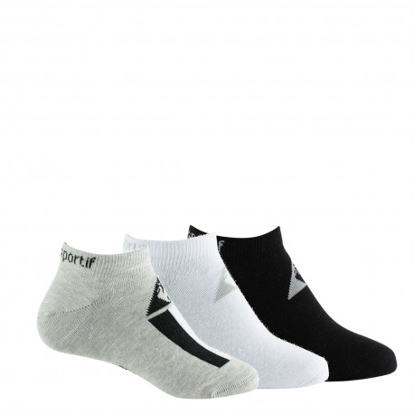 Le Coq Sportif enfants : Lot de 3 paires de chaussettes invisibles