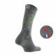 Mi-chaussette géométrie Premium MADE IN FRANCE