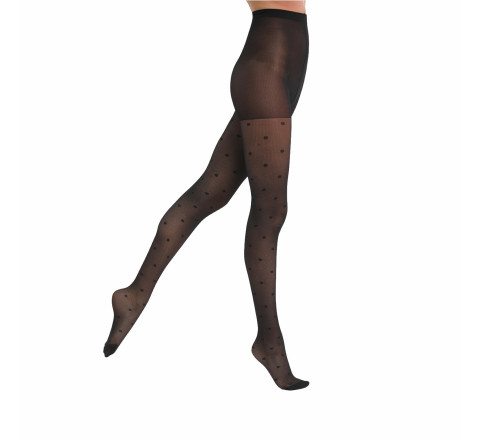 25 DEN DIAMS VENTRE PLAT - Collants - noir