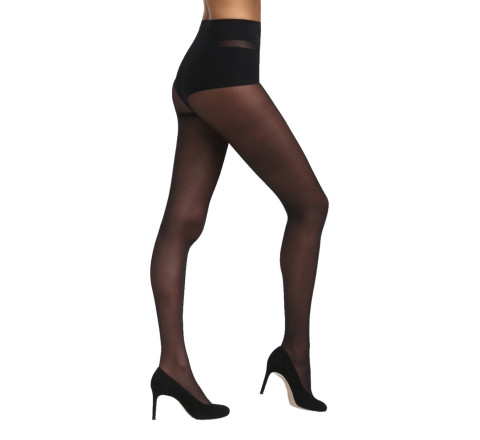 Collant noir DIM Diam's Ventre Plat 25D