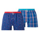 Lot de 2 caleçons slippés en pur coton peigné STARS