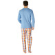 Pyjama long en pur coton VESPA