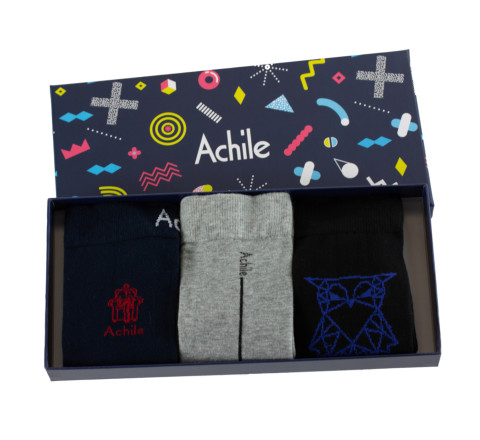 Coffret cadeau 3 paires de chaussettes "BCBG" Achile