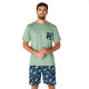 Pyjama court en pur coton ROOTS