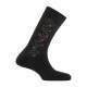 Mi-chaussettes jersey en coton baguette florale