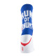 Mi-chaussettes de running humoristique "RUN OR RHUM ?"