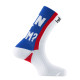 Mi-chaussettes de running humoristique "RUN OR RHUM ?"