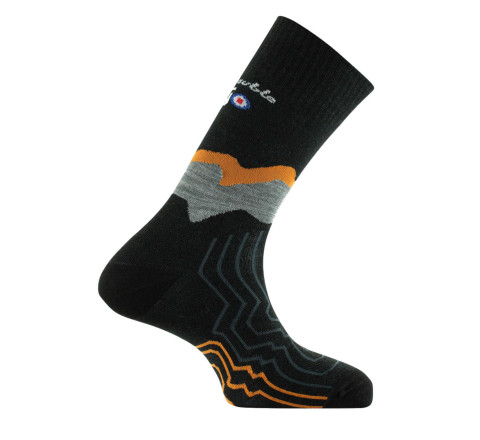 Mi-chaussettes La Double® en fils recyclés et laine