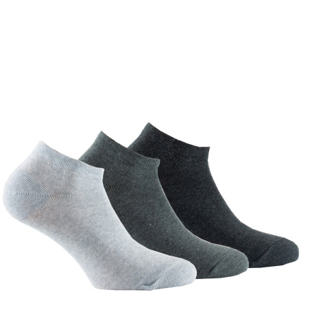 Lot de 3 paires d'invisibles en coton pour enfant