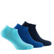 Lot de 3 paires d'invisibles en coton pour enfant