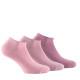 Lot de 3 paires d'invisibles en coton pour enfant