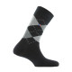 Mi-chaussettes en coton Drapeau Intarsia MADE IN FRANCE