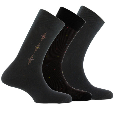 lot de 3 paires de chaussettes | Noir