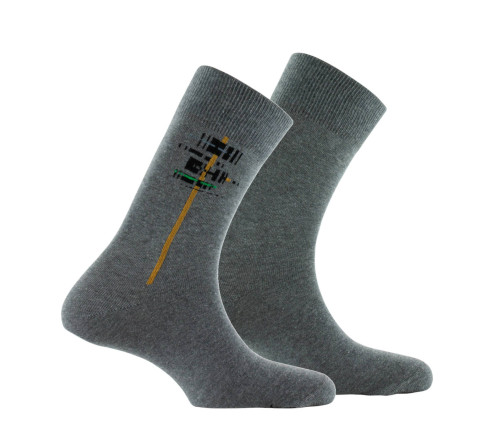 Lot de 2 paires de mi-chaussettes en coton Baguette Arty