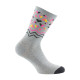Mi-chaussettes en coton all over coeurs MADE IN FRANCE