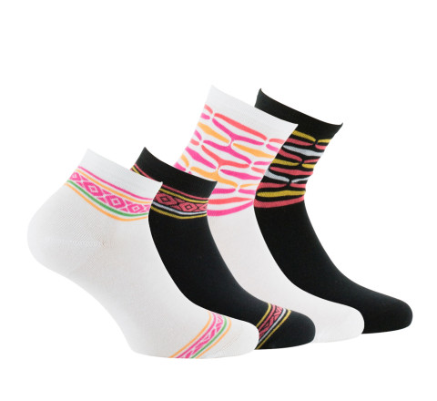 Lot de 4 paires de chaussettes en coton MADE IN FRANCE