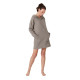 Robe sweat taupe