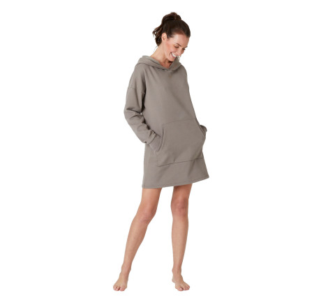 Robe sweat taupe