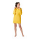 Robe sweat jaune