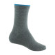 Lot de 5 paires de mi-chaussettes en coton et liseré coloré
