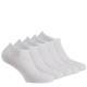 Lot de 5 paires d'invisibles en coton