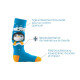 Lot de 2 paires de mi-bas ski Bébé Pingouin