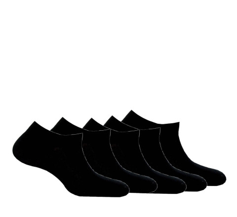 Lot de 5 paires de chaussettes invisibles en coton