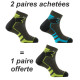 Lot de 3 paires de socquettes Double Trail