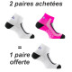 Lot de 3 paires de socquettes Run-Lighty
