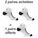 Lot de 3 paires de socquettes Run-Lighty