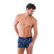 Pack de 2 boxers en coton bio motifs Télécabines et Flocons