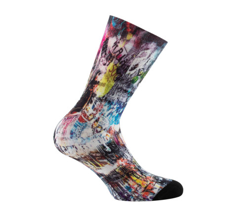 Mi-chaussettes imprimées Paysage Urbain en viscose