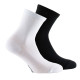 Lot de 2 paires de chaussettes unies en coton pour enfant