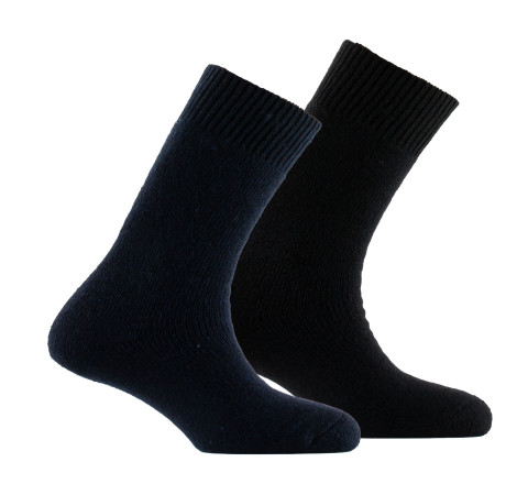 Lot de 2 paires de mi-chaussettes douces et chaudes
