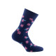 Mi-chaussettes en coton Fleurs MADE IN FRANCE