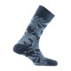 Mi-chaussettes en coton motif tropical MADE IN FRANCE