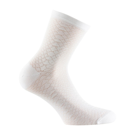 Socquettes polyamide maille ecailles MADE IN FRANCE