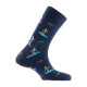 Lot de 2 paires de mi-chaussettes en coton motifs surfeurs