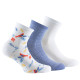 Lot de 3 paires socquettes en coton assorties