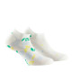 Lot de 2 paires d'invisibles en coton Fleurs et Pois