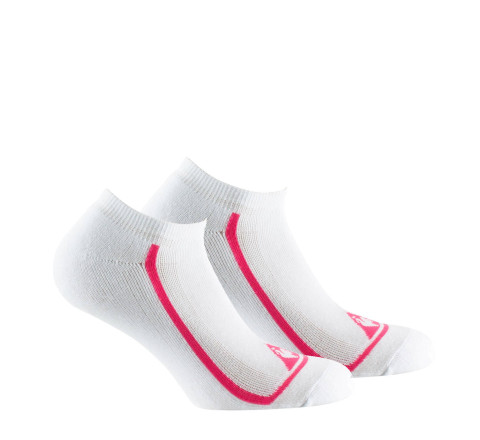 Lot de 2 paires d'invisibles sport en coton et bouclette